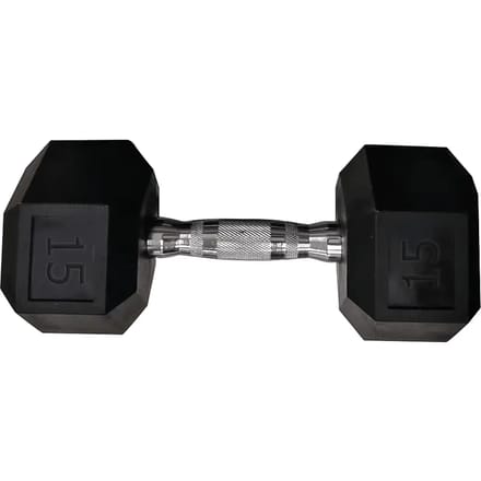 Zeshoekige halter Sporti 15 kg