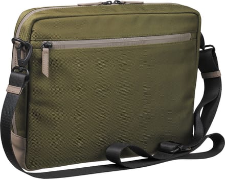 LEONHARD HEYDEN laptoptas schoudertas met laptopvak Helsinki Laptoptasche 7136 Olive olijfgroen
