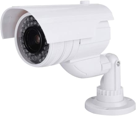 Valse Camera - Dummy Beveiliging - Buitengebruik - Knipperend LED - 10x10x10mm - Wit