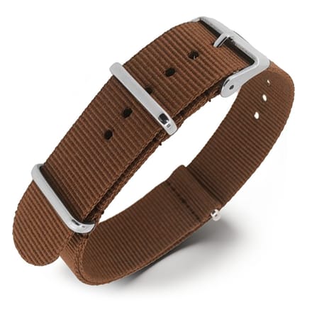 NATO Horlogeband G10 Military Nylon Strap - Bruin 20mm