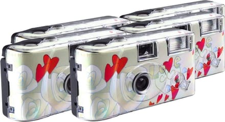 Wegwerpcamera Set (5-Pack) met Flits - 27 Foto's per Rolle - Voor Feest & Vakantie