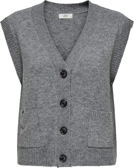 JDY - JDYSUPER S/L V-NECK VEST KNT Dames Trui