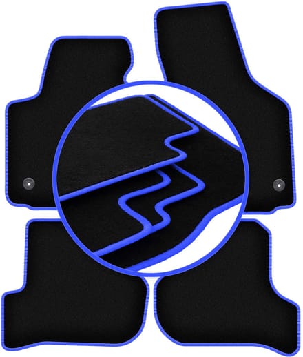 CARLUX-BLUE automatten voor: Seat Leon II hatchback (2005-2012)