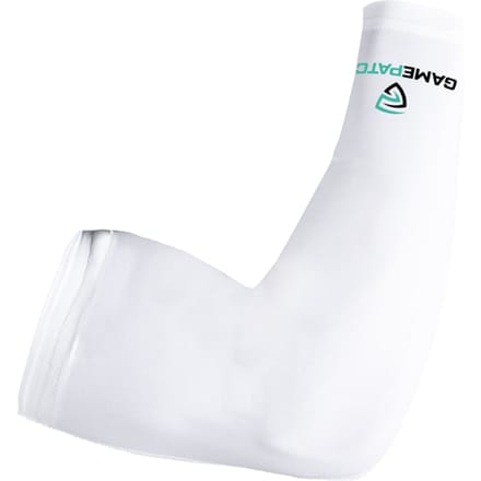 GAMEPATCH | Compression arm sleeve | Wit | Maat M | Basketball | Handball | Urban Sports