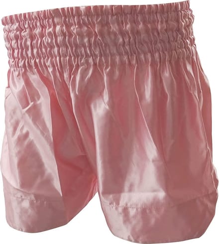Stiel kickboks Broekje Satijn - Fluo Roze (Beschikbaar in verschillende maten)