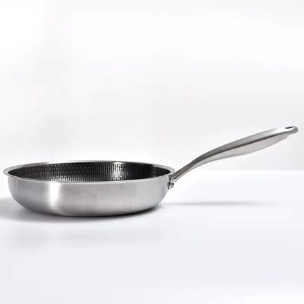 Cheffinger Hapjespan 24cm - Honingraat anti-aanbaklaag - Hexagon - Honeycomb