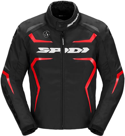 Spidi Sportmaster H2Out Jas Zwart Wit Rood - Jas