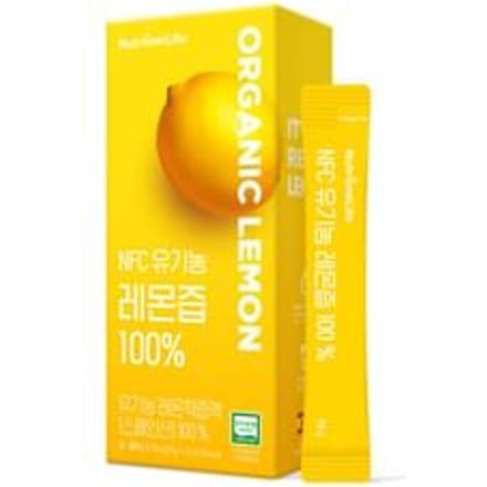 NutrioneLife NFC Organic Lemon Juice 100% 20g x 14 sticks