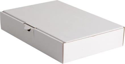 10 x Witte Ecologische Postdozen/ Verzenddozen Formaat A4 32x22.5x5cm