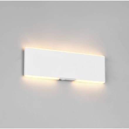 Trio Lighting LED wandlamp op accu Conchita, breedte 22 cm, wit, metaal, CCT