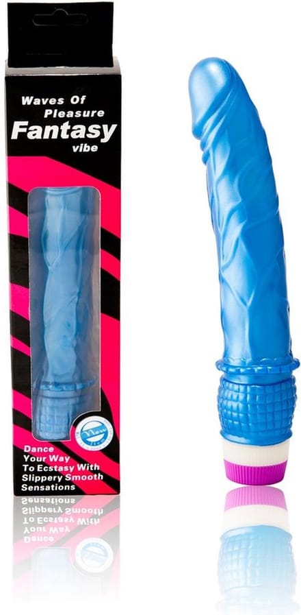 BAILE - WAVES OF PLEASURE VIBRATOR 23 CM BLUE