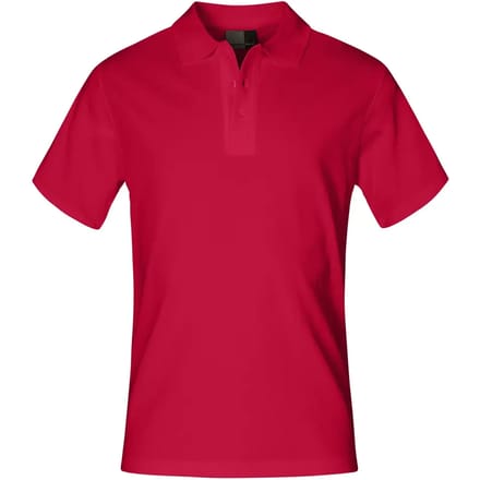 Herenpolo 'Superior' met korte mouwen Fire Red - S