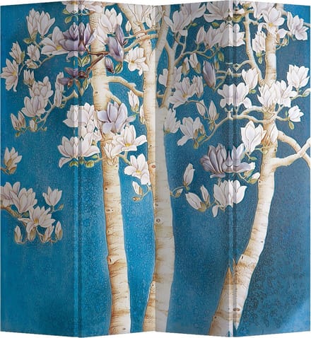 Fine Asianliving Kamerscherm Scheidingswand B160xH180cm 4 Panelen Blossom Trees