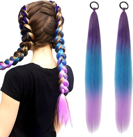 2 Stuks Ombre Jumbo Vlechten Haar Extensions van Synthetisch Haar voor Vlechten (65 cm)