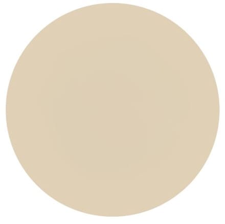 ZICZAC - Placemat TOGO - SET/6 - Rond - Dubbelzijdig - Kunstleer - Dia 38 cm, ivoor