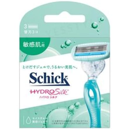 Schick Japan - Hydrosilk Sensitive Skin Razor Blade Refill 3 pcs