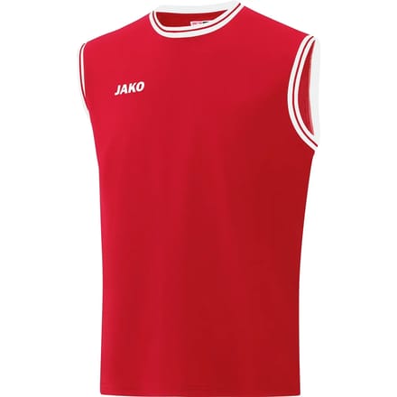 Jako Center 2.0 Basketbalshirt Heren - Wit / Rood | Maat: M
