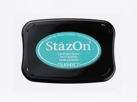 Tsukineko StazOn Stempelkussen Caribbean Green