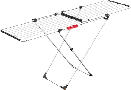 Doble wasrek uittrekbaar - 22 m drooglengte - Wit - 61 x 19,5 x 130,5 cm