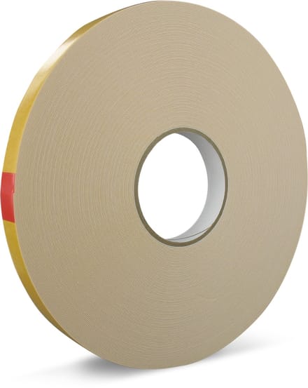 TechnoTape dubbelzijdige tape 25mm x 50 meter 0,8 mm wit (TTA04073)