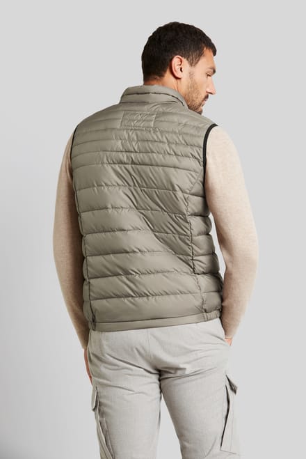Bugatti Herren Gewatteerd vest van lichtgewicht nylon