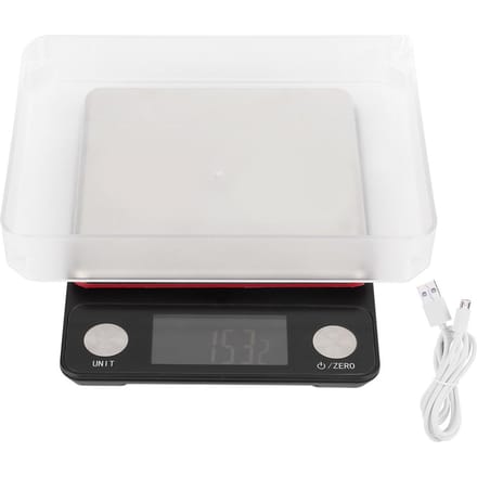 Hoge Precisie USB Oplaadbare Keukenweegschaal Multifunctionele Elektronische Weegschaal Balans 5kg 0.1g