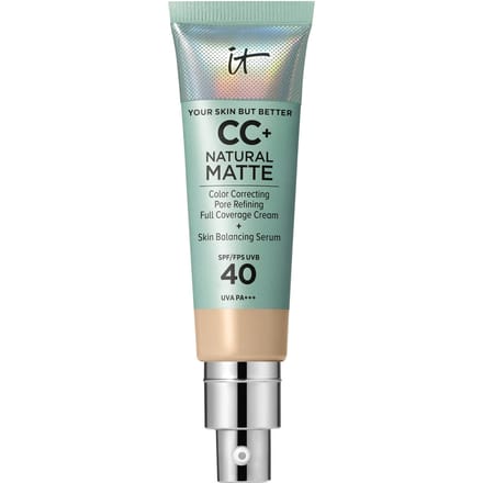 It Cosmetics Your Skin But Better CC+ Natural Matte SPF40 Foundation - Matte & Stralende Finish - Light - 32ml