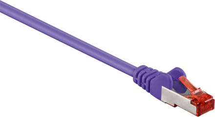 Pro CAT 6 patch cable S/FTP (PiMF) Violet - Paars - 1m
