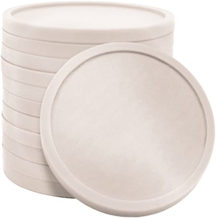 CombiCraft Blanco plastic munten parelmoer 29mm - per 100 stuks