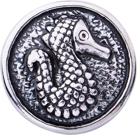 Quiges - Dames Click Button Drukknoop 18mm Zeepaardje - EBCM373
