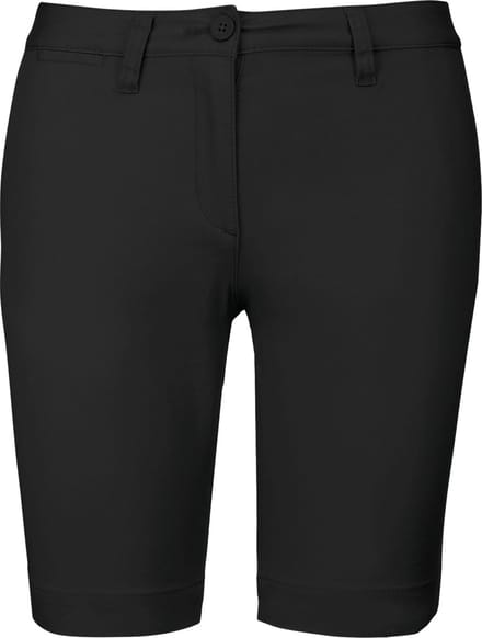Kariban Dames chino bermudashorts K751 - Black - 46 NL (48 FR)