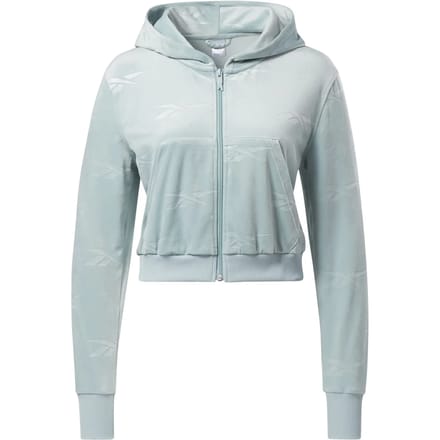 Fluwelen dames sweatshirt met rits Reebok Classics Energy Q4
