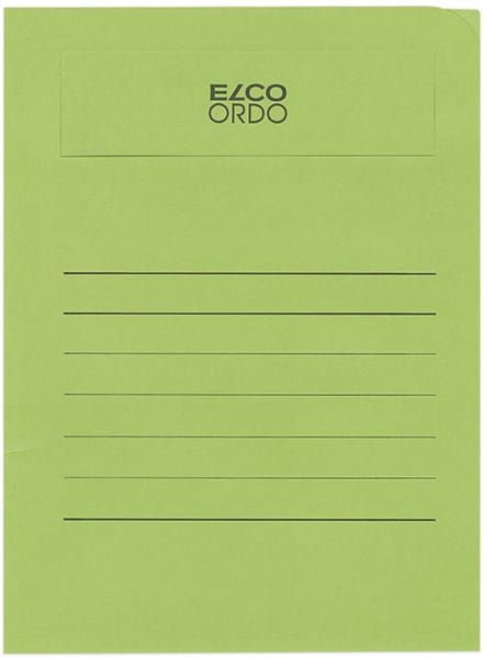 Elco Volumino L-map met venster A4 50 stuks 231 x 313 mm diepgroen