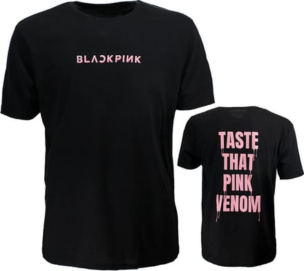 Blackpink Taste That Pink Venom T-Shirt - Officiële Merchandise - L