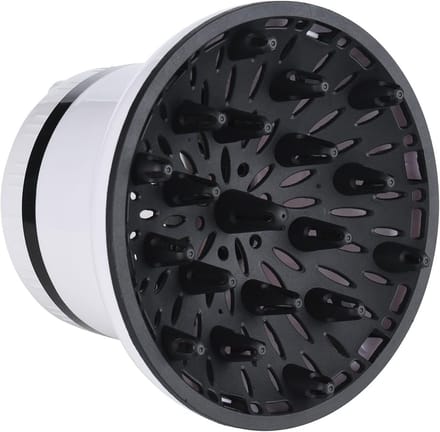Haar Diffuser - Krullen Creator - Natuurlijk Haar - Verstelbare Pasvorm - 4.3-8cm Mondstuk - Wit