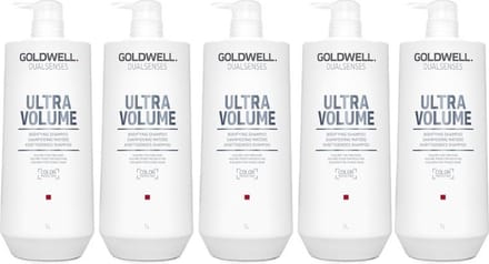 5x Goldwell Dualsenses Ultra Volume Bodifying Shampoo 1000ml