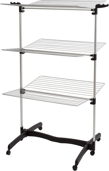 Verticaal Droogrek 40 Meter Uitschuifbaar - Opvouwbaar Wasrek met Aluminium Frame