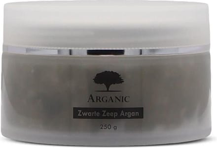 Zwarte Zeep met Verzorgende Arganolie - 250 gram