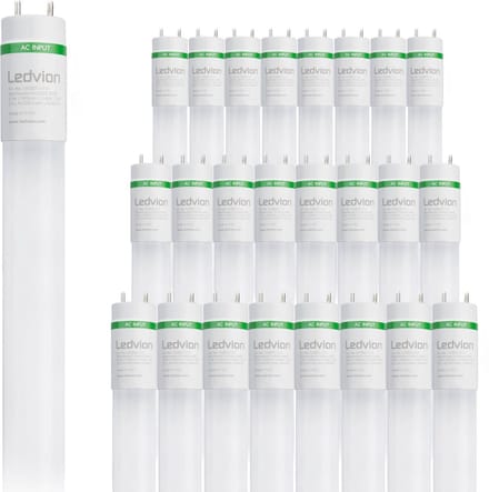Ledvion - 25X LED TL Buis - 60CM - 6.3W - 6500K - 175lm/W
