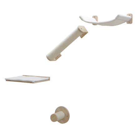 Kerbl Pet klimwand Alpen voor katten 4-delige set kattenaccessoires