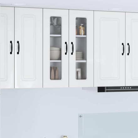vidaXL - Vaatwasserpaneel - Kalmar - Hoogglans - wit - 60 - x - 31 - x - 80 - cm
