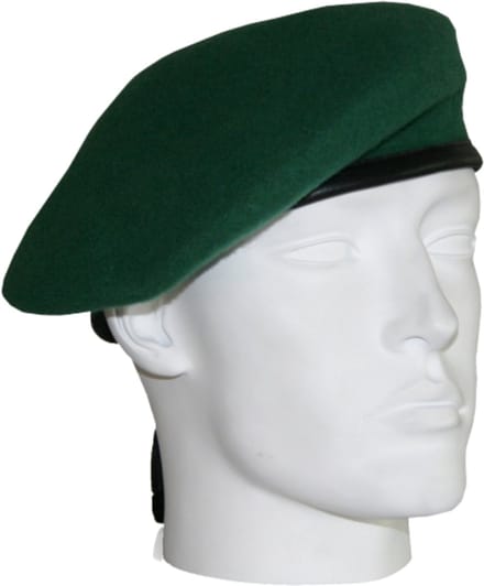 Soldaten baret commando groen 61 cm
