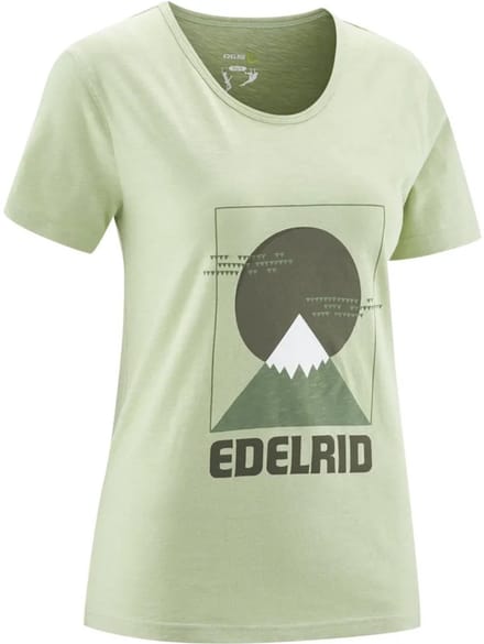 Edelrid Highball V T-shirt Met Korte Mouwen Groen M Vrouw