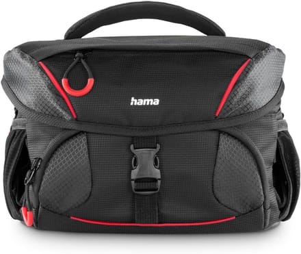 Hama cameratas phoenix 135 zwart rood modern
