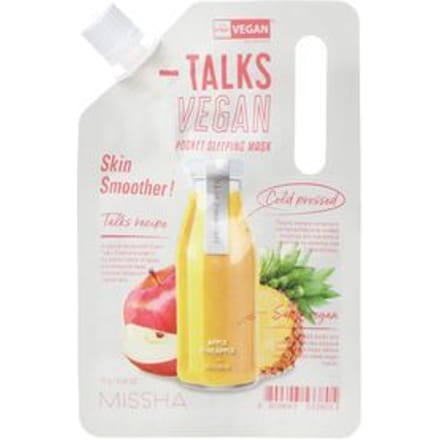 MISSHA - Talks Vegan Squeeze Pocket Sleeping Pack - 3 Types Skin Smoother
