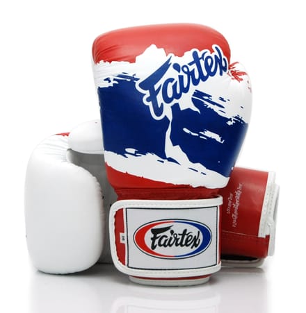 Fairtex BGV1 Muay Thai Bokshandschoenen 12 Oz – Premium Leer – Thaise vlag