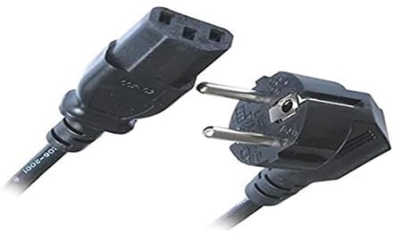 Netsnoer CEE 7-7/IEC C13 stekker 1,8 m zwart
