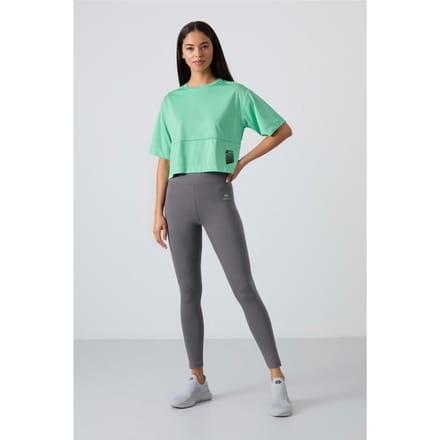 Hoge Taille Katoen Elasthaan Leggings