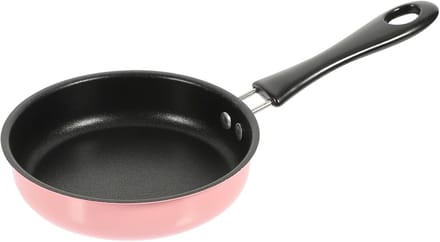 Mini Koekenpan - Omeletpan Steakpan - Eieren Bakken - Antiaanbaklaag - 25x13x3 cm - Roze