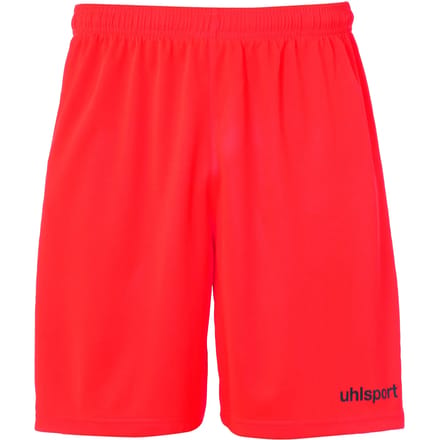 Uhlsport Center Basic Shorts Kind Fluo Rood-Zwart Maat 152